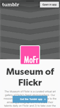 Mobile Screenshot of museumofflickr.org